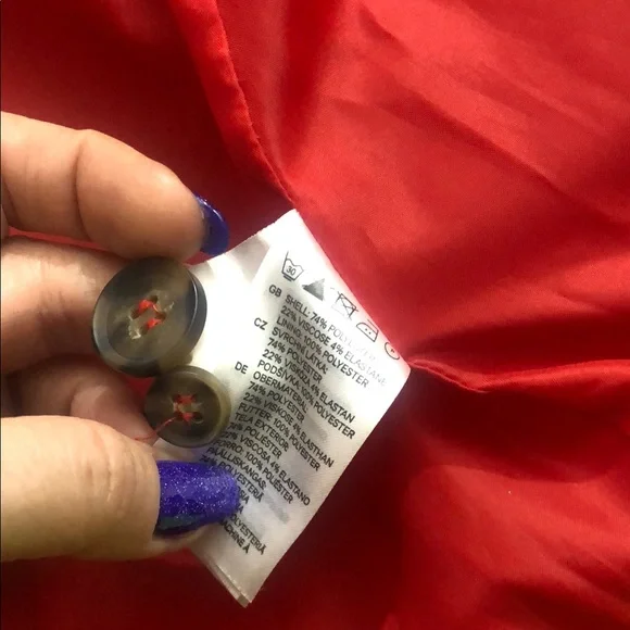 H&M Red Blazer - Picture 5 of 9